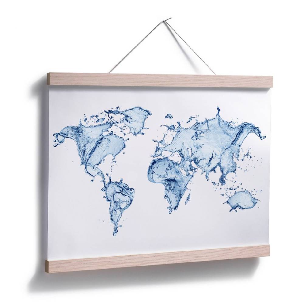 Kaeppel Poster Weltkarte - Splashing Worldmap Clearance-Verkauf