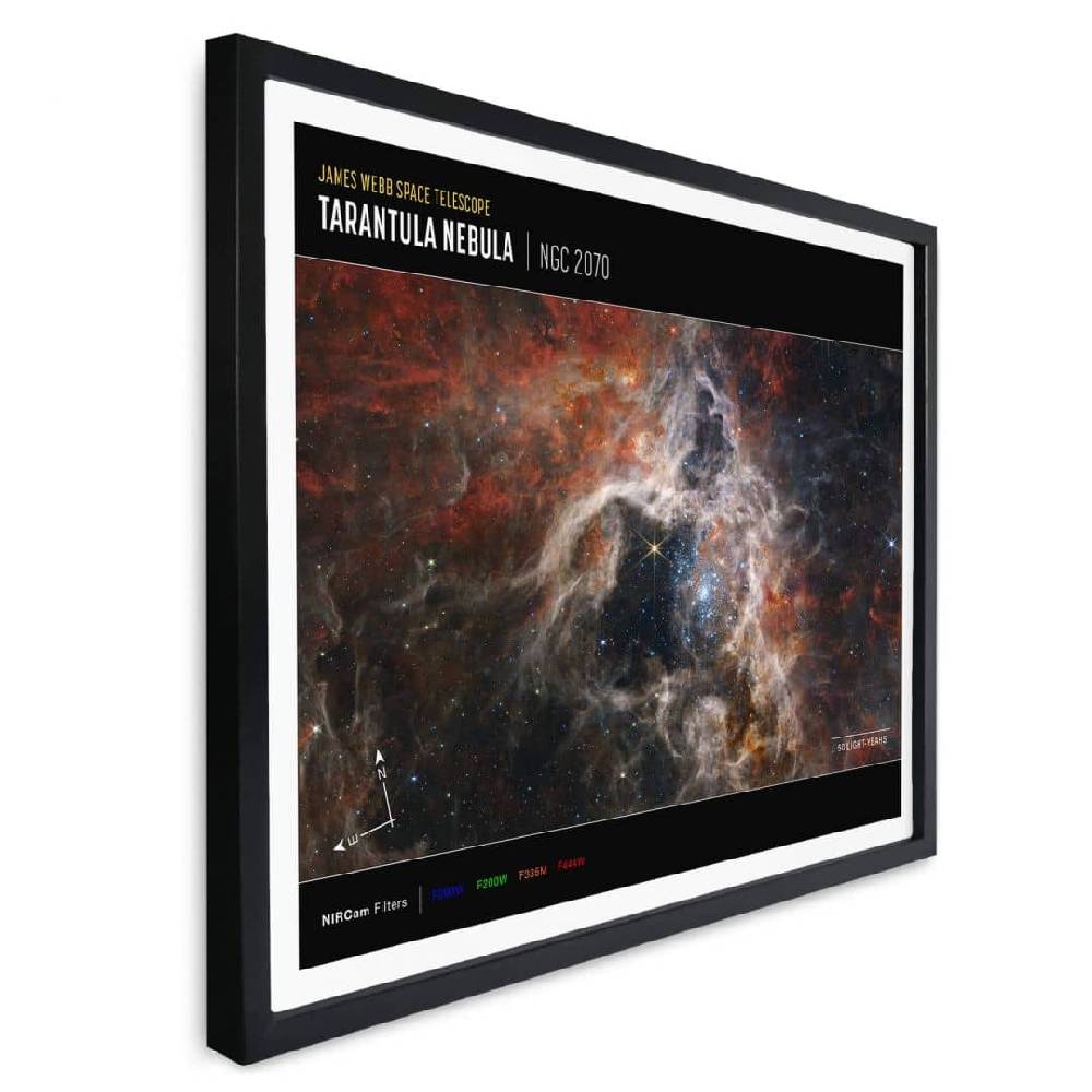 Kaeppel Poster James Webb Telescope - Tarantula Nebula Compass Kostenloser Versand international