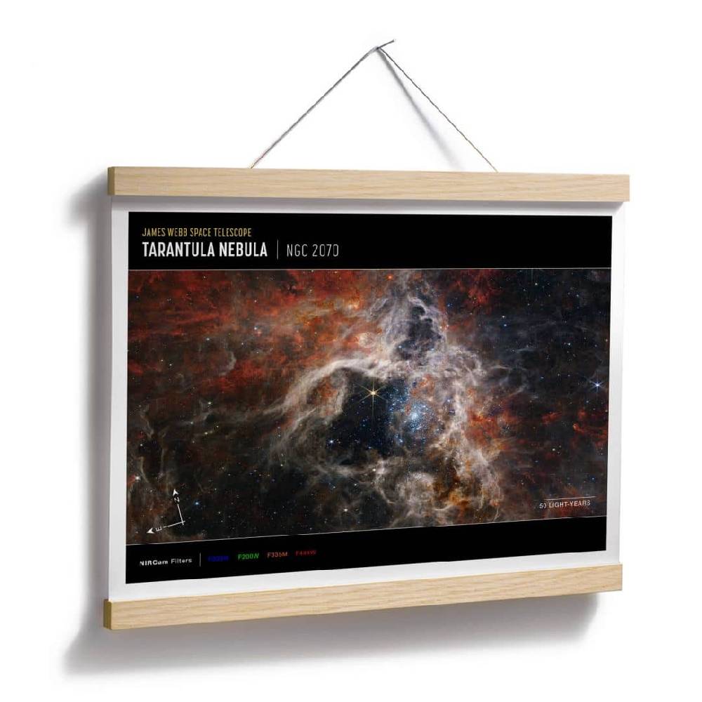 Kaeppel Poster James Webb Telescope - Tarantula Nebula Compass Kostenloser Versand international