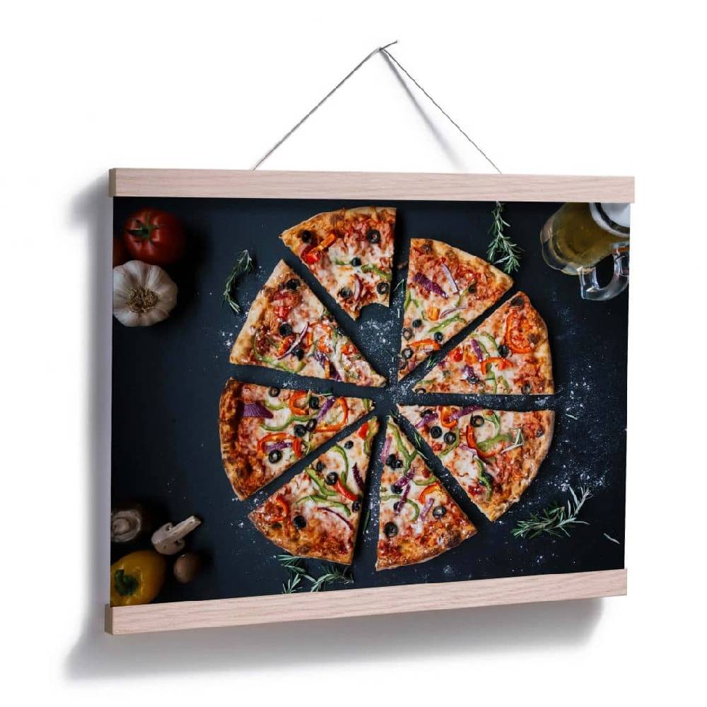 Kaeppel Poster Italienische Pizza 50% Rabatt für begrenzte Zeit