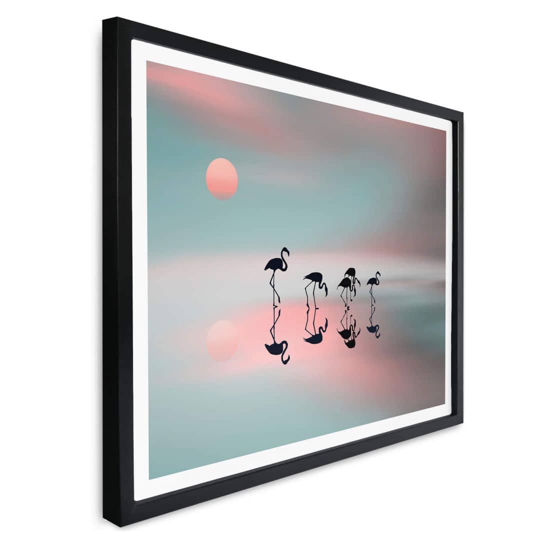 Kaeppel Poster Natalia - Flamingo Familie Rabatte dieses Monats