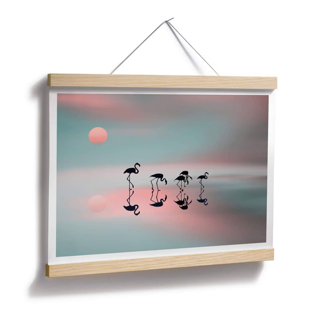 Kaeppel Poster Natalia - Flamingo Familie Rabatte dieses Monats