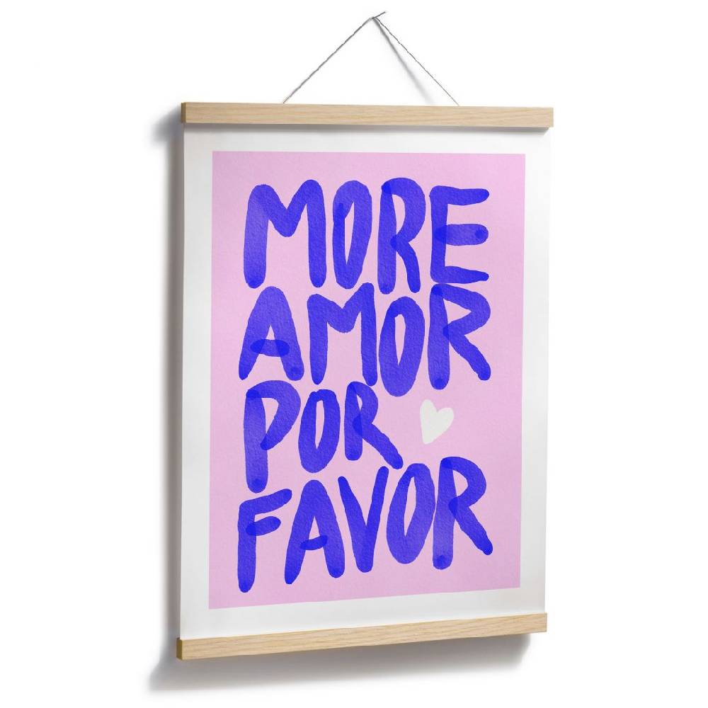 Kaeppel Spruchposter More amor por favor - Bloom Angebote
