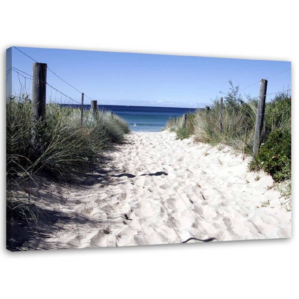 Kaeppel Leinwandbild, Strand Dünen Landschaft