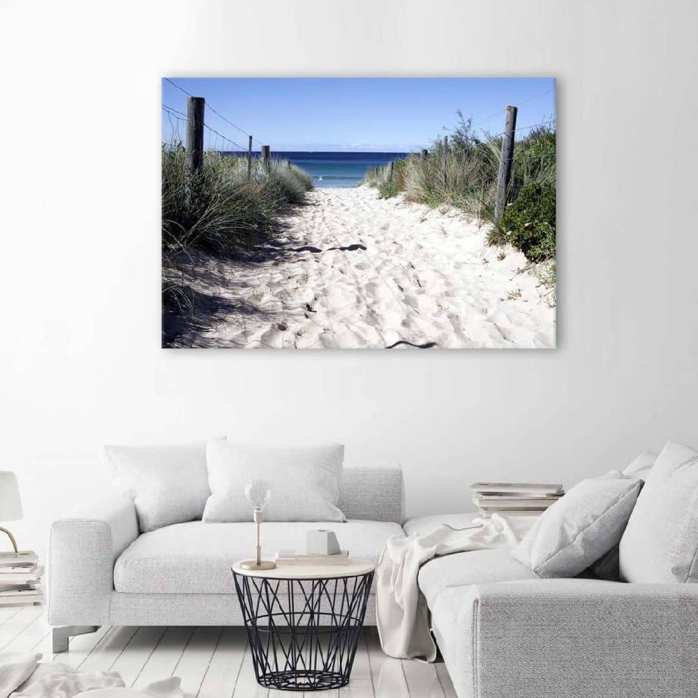 Kaeppel Leinwandbild, Strand Dünen Landschaft Blitzverkäufe