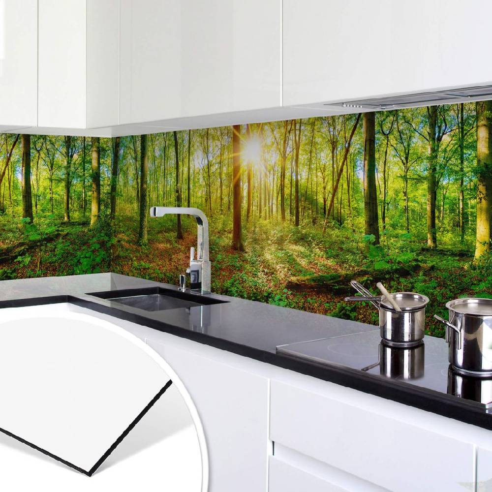 Kaeppel Küchenrückwand - Alu-Dibond - Tief im Wald Flash Sale
