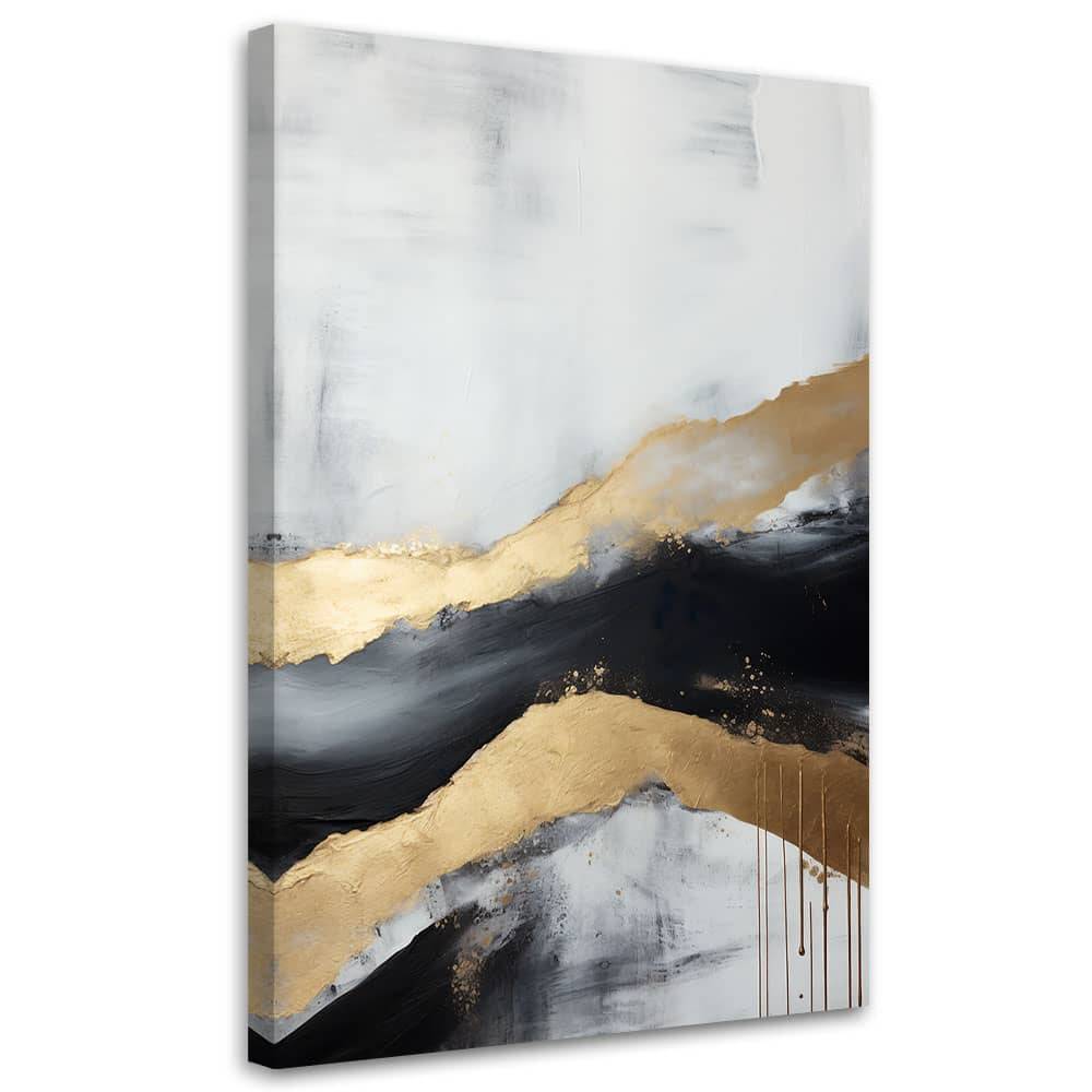 Kaeppel Leinwandbild, Goldene Abstraktion Online Shopping