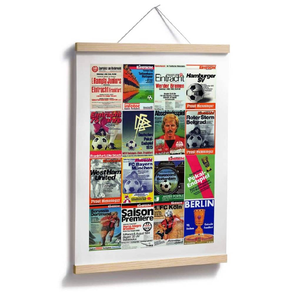 Kaeppel Poster Eintracht Frankfurt - Retro Posterwand Jubiläumsangebot