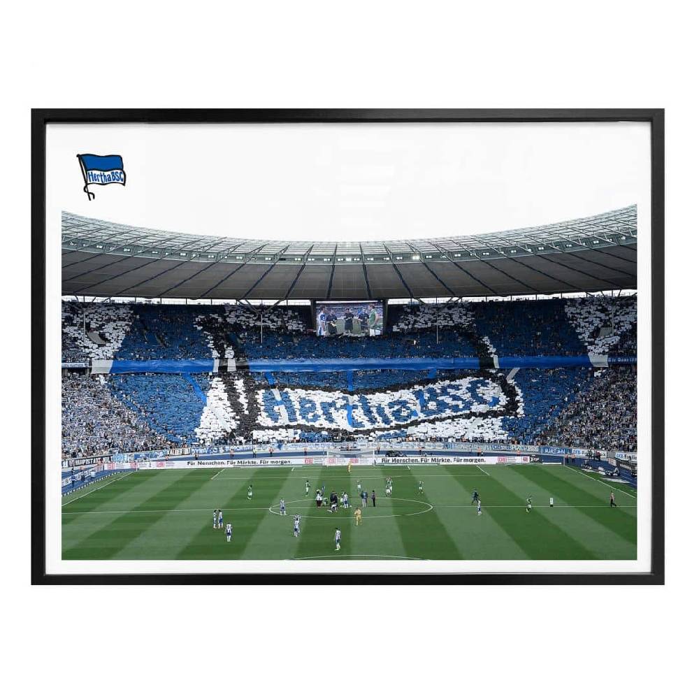 Kaeppel Poster Hertha BSC - Spielstart im Stadion