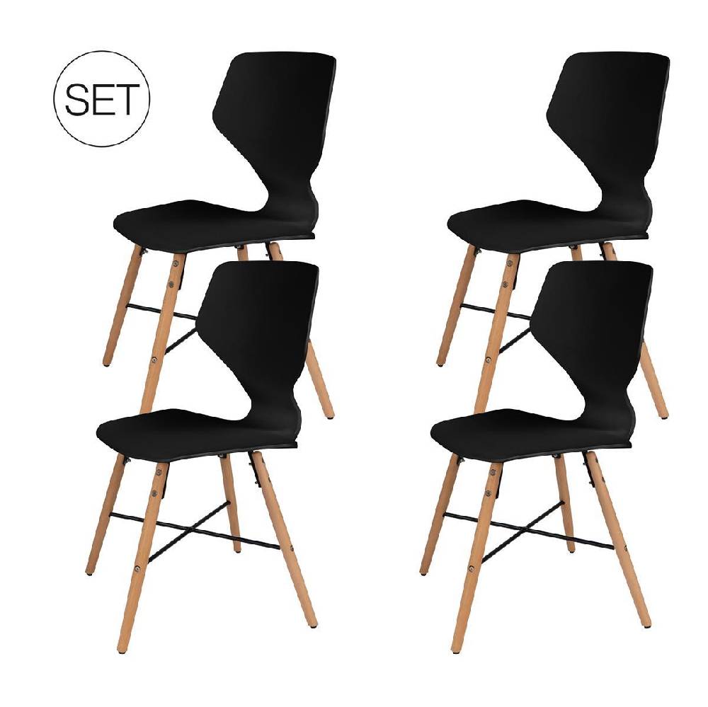 Kayoom Stuhl Charlie 110 4er-Set Discount Store für neue Produkte