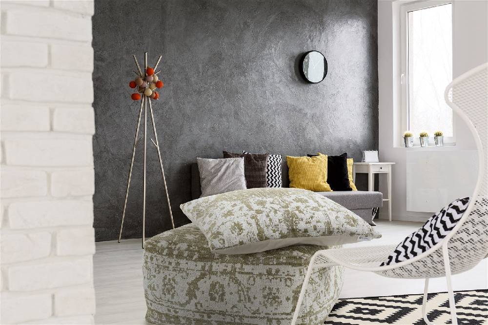 Kayoom Paramount Pouf & Cushion Set 210 Online Shopping
