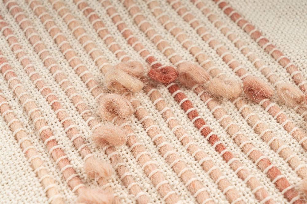 Kayoom Decke Bohist 225 Rosa / Creme Weihnachtsangebot