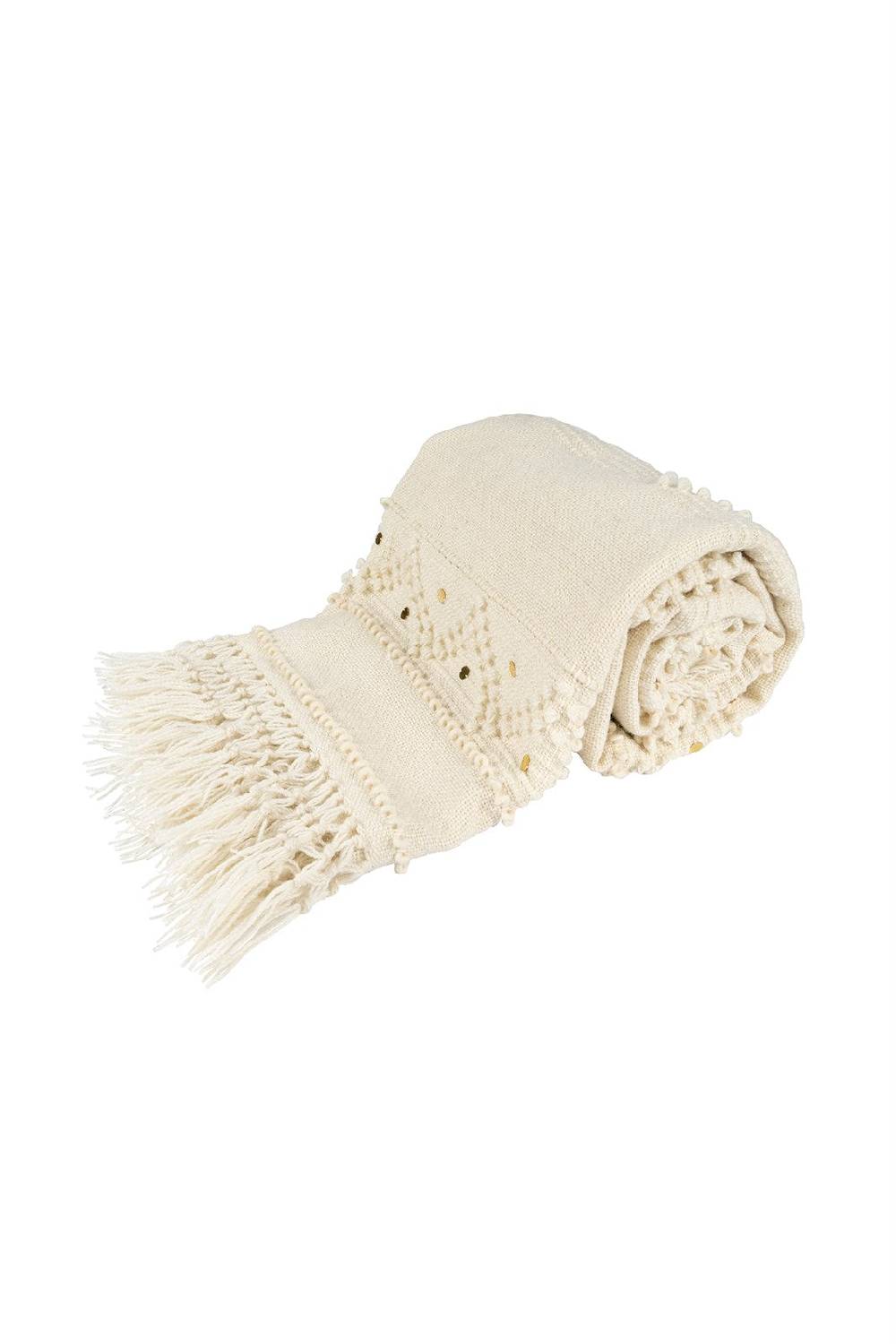 Kayoom Decke Bohist 525 Creme Vatertagsangebot