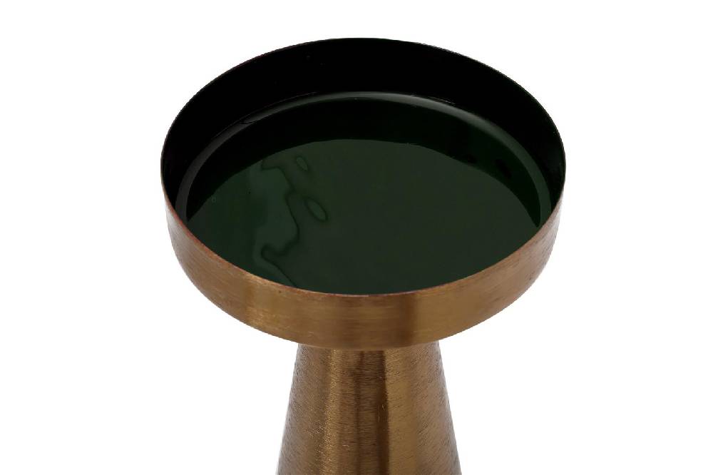 Kayoom Kerzenhalter Art Deco 155 Gold / Dunkelgrün Letzter Tag