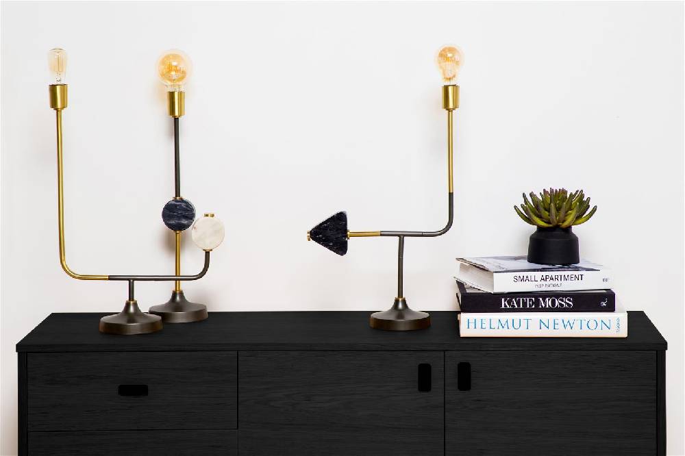 Kayoom Tischleuchte - Tischlampe Carlea 287 Schwarz Bestseller