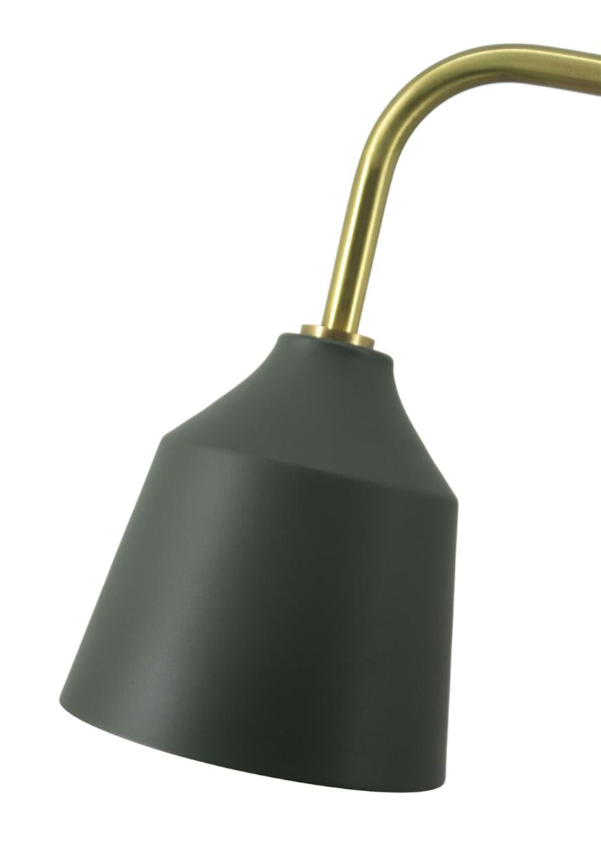 Kayoom Tischleuchte - Tischlampe Carisa 287 Army Grün Wochenangebot