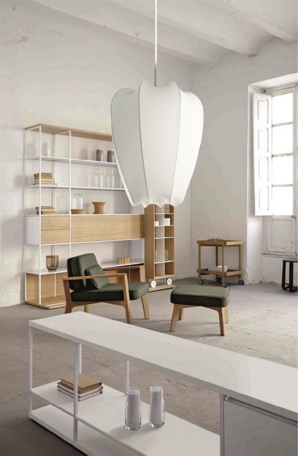 Kayoom Design-Hängelampe - Hängelampe Claire 110 Small Weiß Outlet