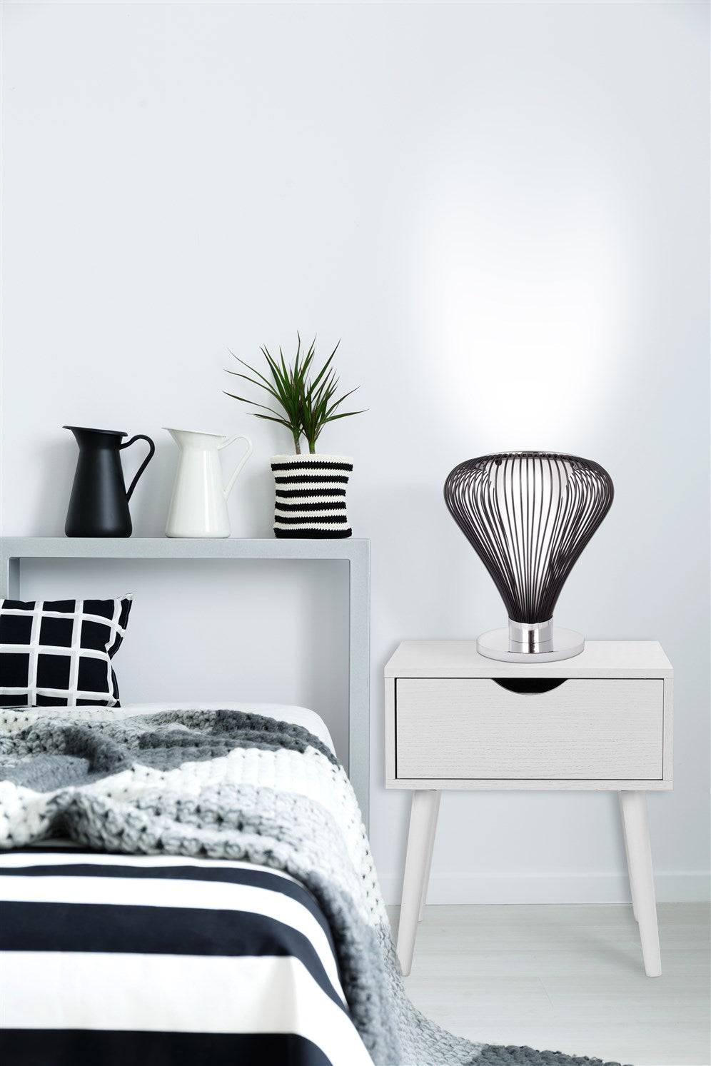 Kayoom Tischlampe Exota 810 Schwarz Fabrikverkauf