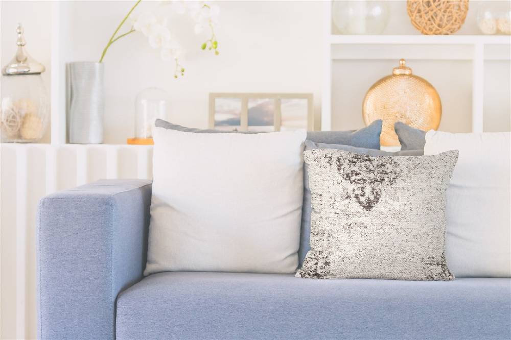 Kayoom Nostalgia Pillow 285 Anthrazit 40cm x 40cm Letzte 3 Tage