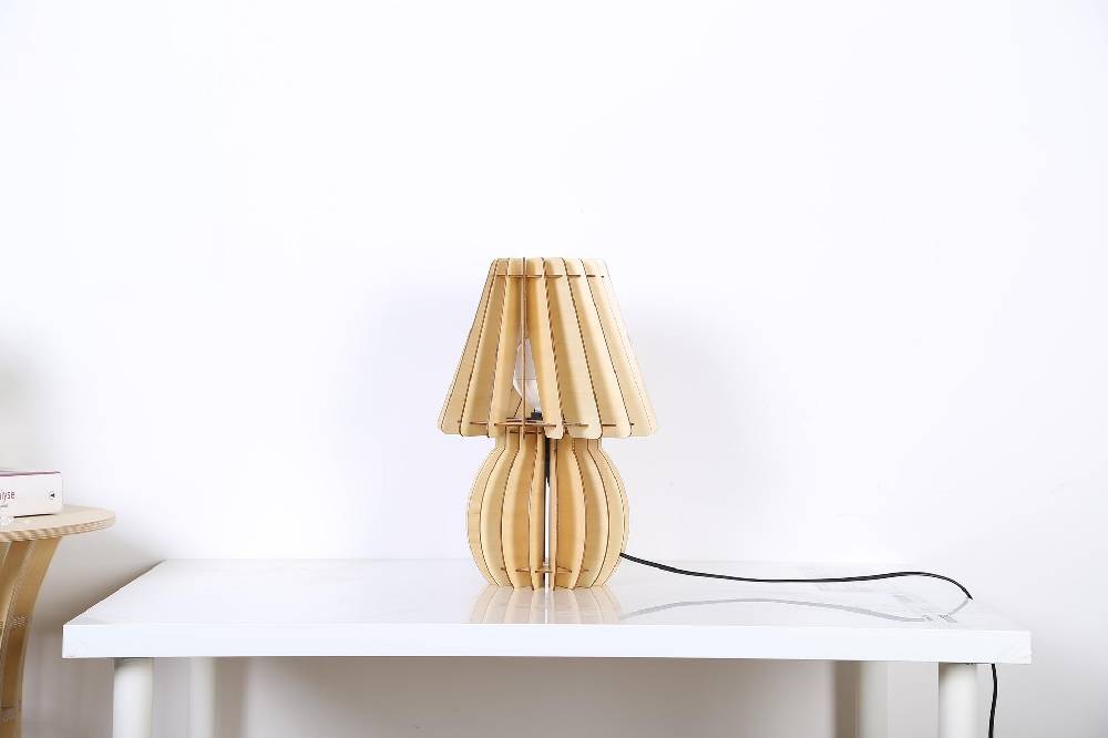 Kayoom Tischlampe Gino Holz Limitierter Zeitrabatt
