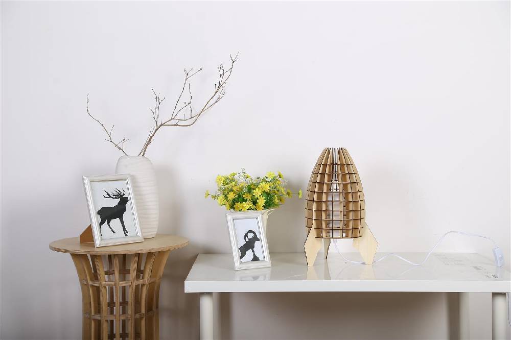 Kayoom Tischlampe Aviator Holz Fabrik Onlineshop