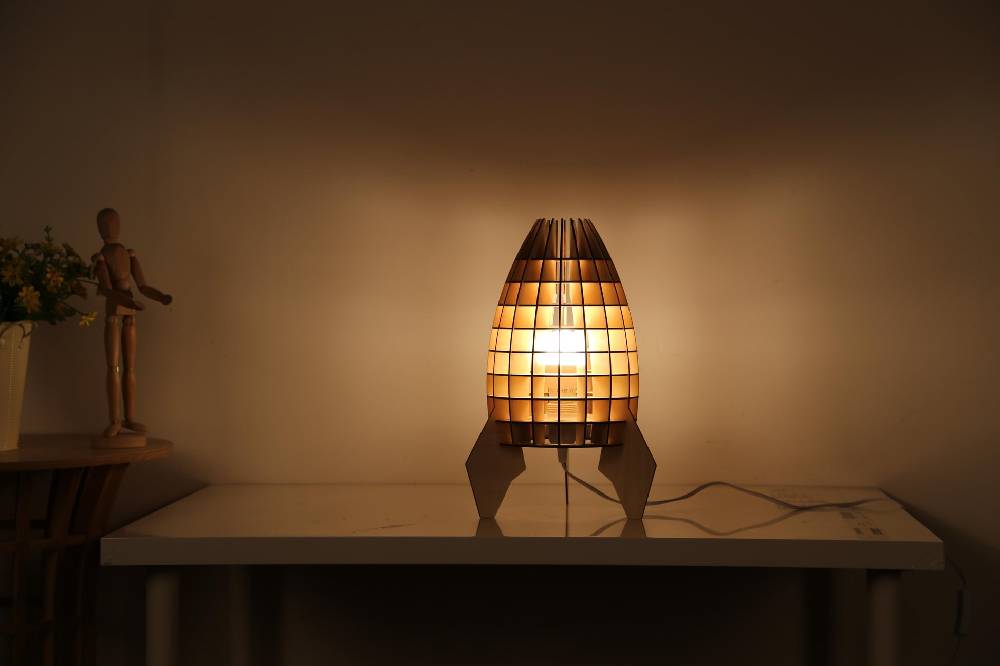Kayoom Tischlampe Aviator Holz Fabrik Onlineshop