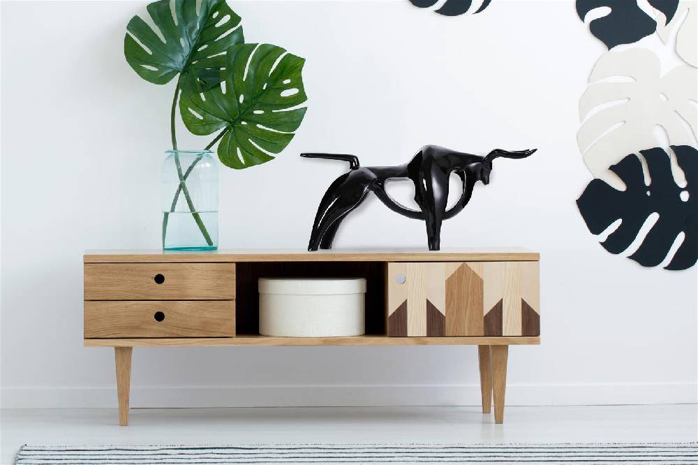Kayoom Skulptur Bull 21-J Schwarz Black Friday
