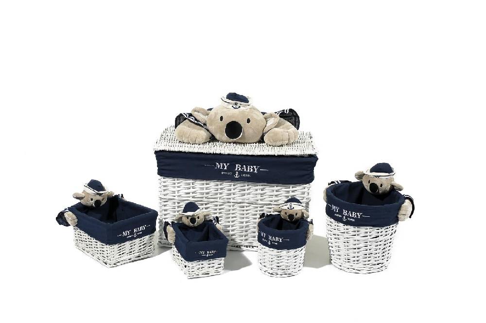 Kayoom Korb-Set Koala 200 Blau / Weiß Cyber Monday