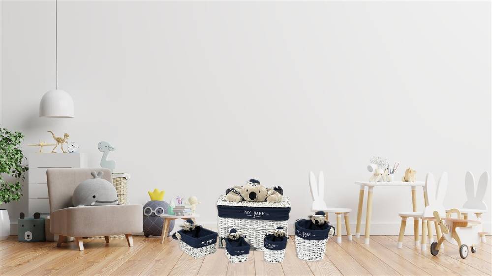 Kayoom Korb-Set Koala 200 Blau / Weiß Cyber Monday