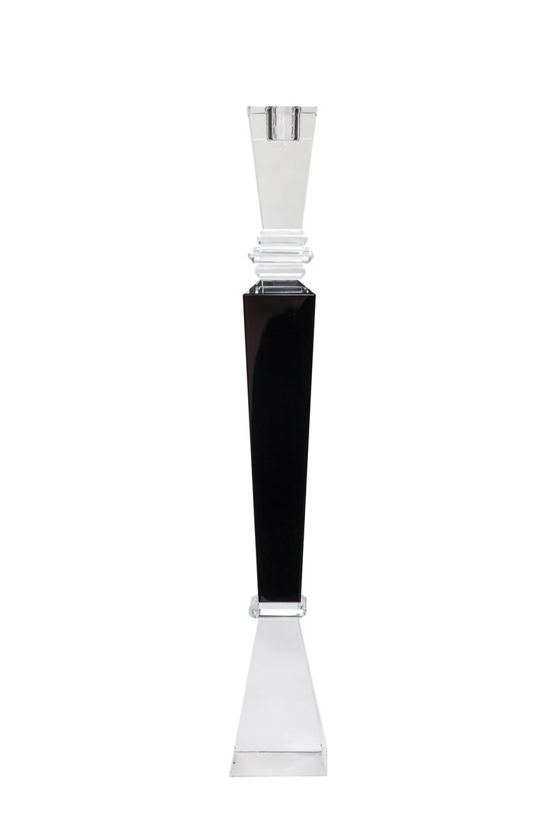 Kayoom Kerzenhalter aus Glas - Kerzenhalter Lavenda III 310 Glas / Schwarz Jubiläumsangebot