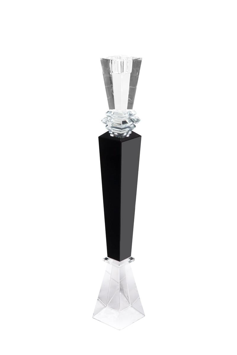 Kayoom Kerzenhalter aus Glas - Kerzenhalter Lavenda III 310 Glas / Schwarz Jubiläumsangebot