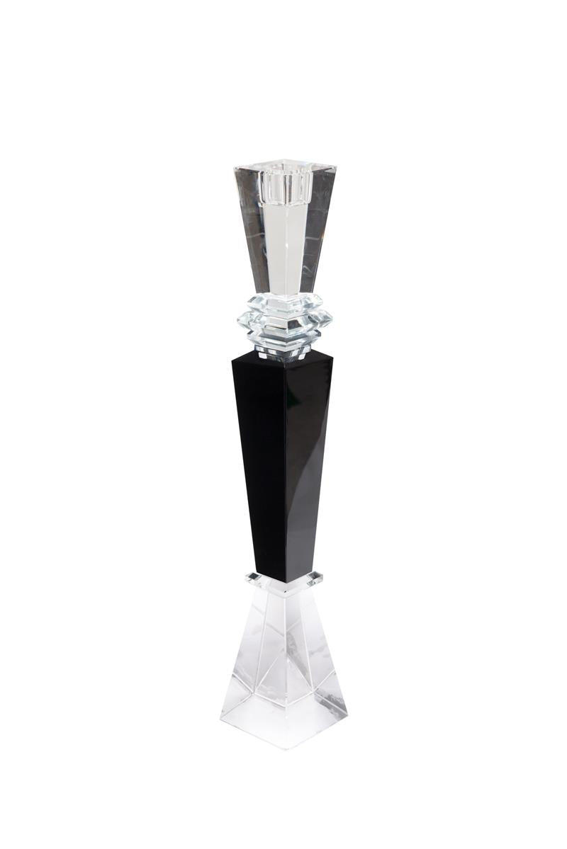 Kayoom Kerzenhalter Lavenda I 110 Glas / Schwarz Lagerräumung