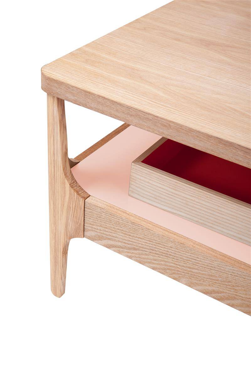 Kayoom Kaffeetisch Addison III Esche / Rosa Kauf eins, bekomm eins gratis