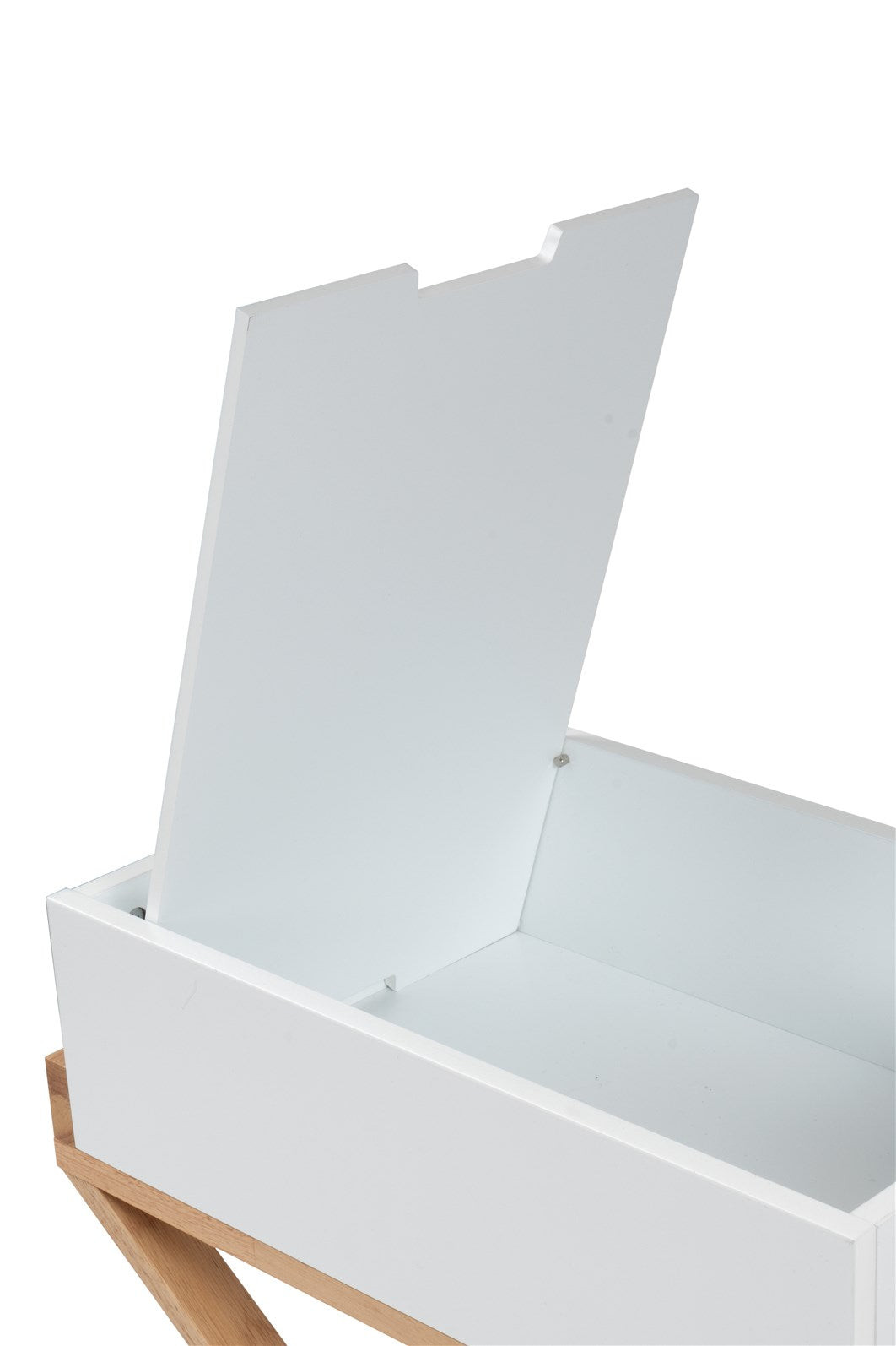 Kayoom Schränkchen Valerie 410 Weiß / Natural Outlet