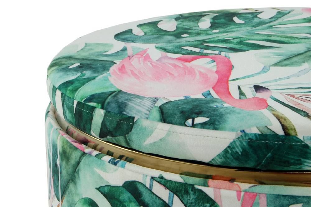Kayoom Hocker Forest 425 Multi / Grün Günstig kaufen
