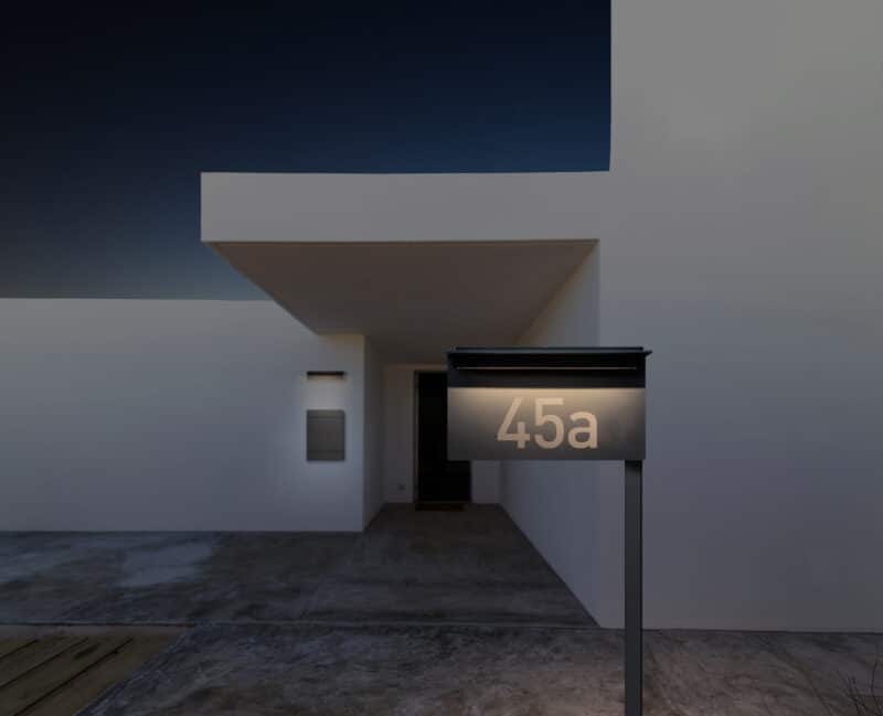 Radius Design SOLAR LIGHT M GRAVUR NAME Fabrikverkauf