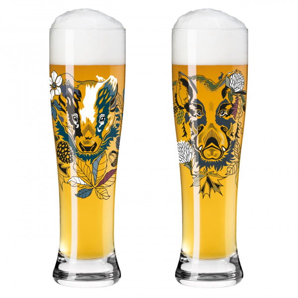 Ritzenhoff Brauchzeit WEIZENBIERGLAS-SET #7, #8
