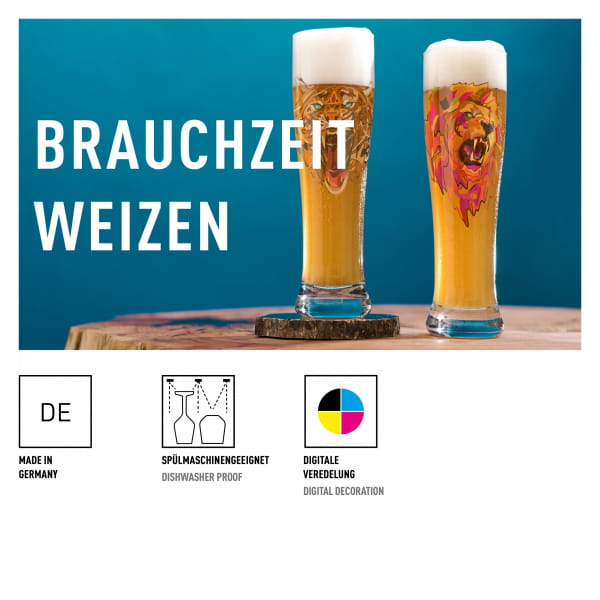 Ritzenhoff Brauchzeit WEIZENBIERGLAS #26 Letzte 2 Tage