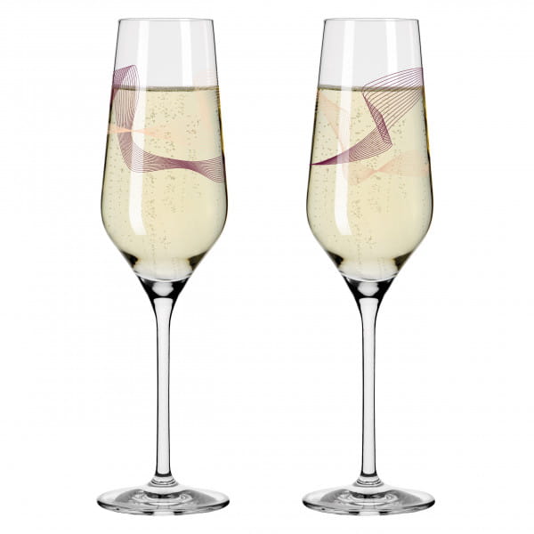 Ritzenhoff Kristallwind CHAMPAGNERGLAS-SET #1, #2