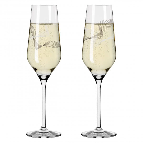 Ritzenhoff Kristallwind CHAMPAGNERGLAS-SET #3, #4
