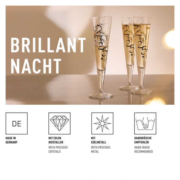 Ritzenhoff Brillantnacht CHAMPAGNERGLAS 2025 Tiefpreis