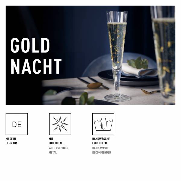 Ritzenhoff Goldnacht CHAMPAGNERGLAS #44 Neueste Stile