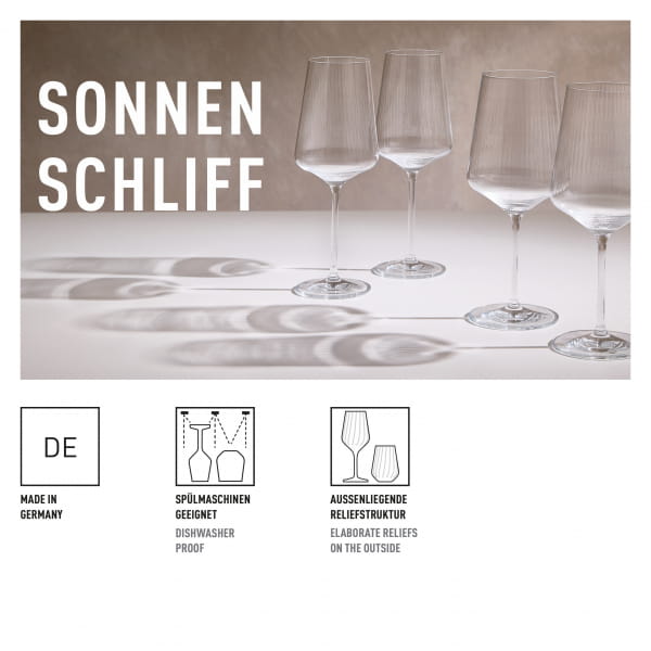 Ritzenhoff Sonnenschliff WEINGLAS-SET H24 Super Rabatt
