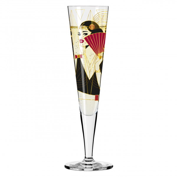 Ritzenhoff Goldnacht CHAMPAGNERGLAS #28 Großer Ausverkauf