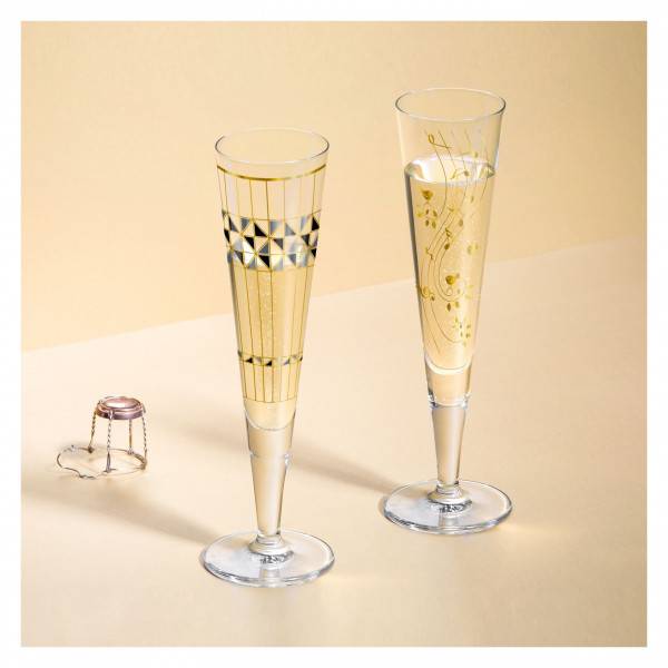 Ritzenhoff Goldnacht CHAMPAGNERGLAS #2 Preisnachlass