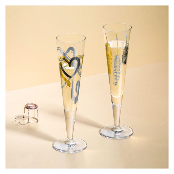 Ritzenhoff Goldnacht CHAMPAGNERGLAS #1 Sonderangebot der Fabrik