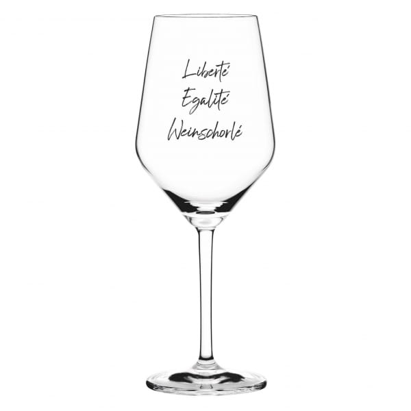 Ritzenhoff SAND & SODA WEINGLAS MIT SPRUCH - LIBERTÉ EGALITÉ WEINSCHORLÉ Super Rabatt