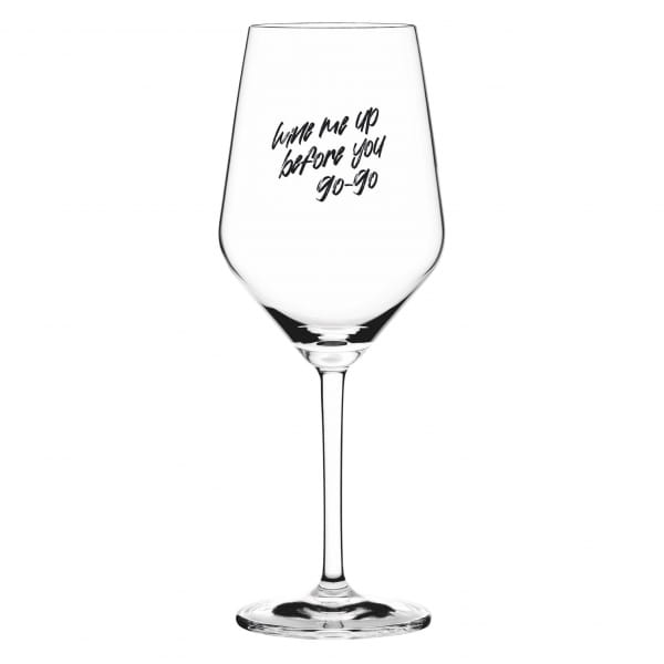 Ritzenhoff SAND & SODA WEINGLAS MIT SPRUCH - WINE ME UP Schlussverkauf