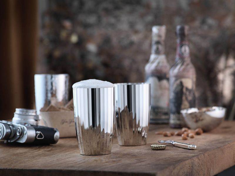 Robbe & Berking Belvedere Longdrink-Geschenkset (90g versilbert) Kostenlose Rückgabe