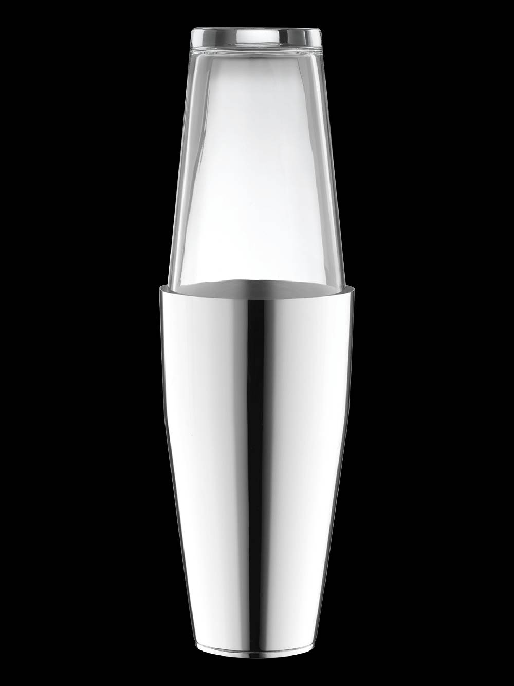 Robbe & Berking Dante Cocktailshaker mit Glas (90g versilbert)